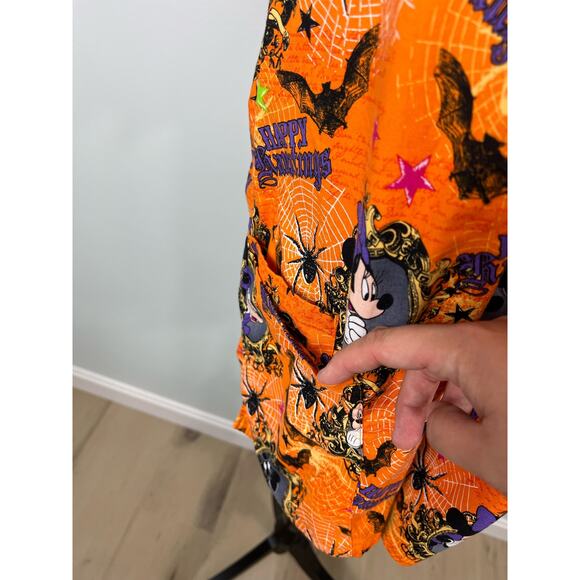 Disney Mickey Mouse Halloween Scrub Top - Picture 5 of 9